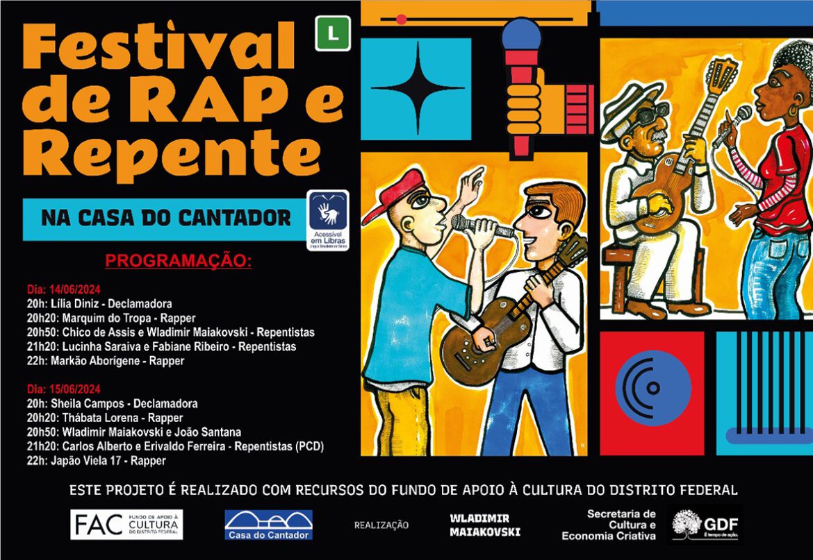 A poesia do RAP e do Repente em Festival na Casa do Cantador