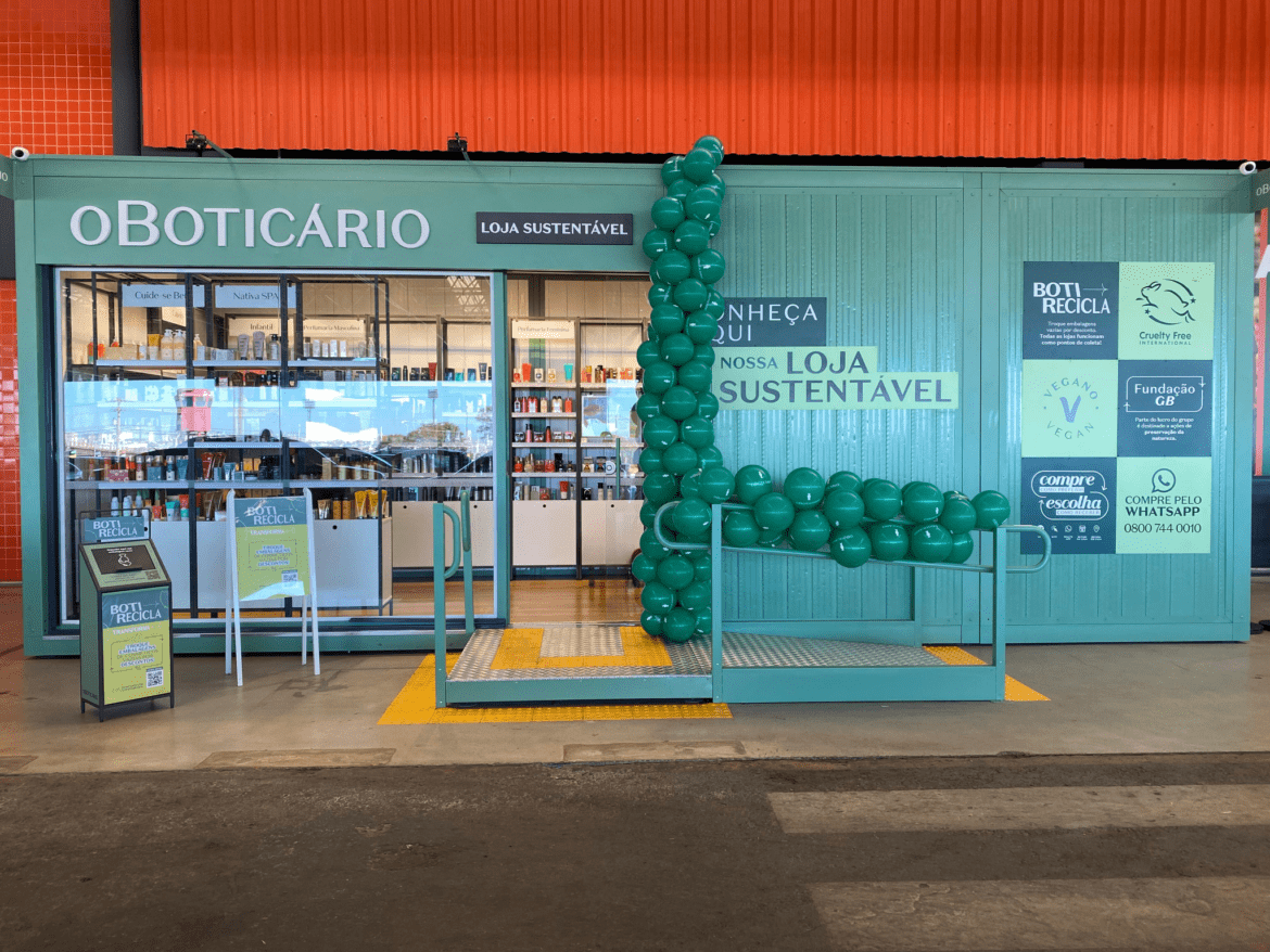 O Boticário inaugura sua primeira loja sustentável no Distrito Federal