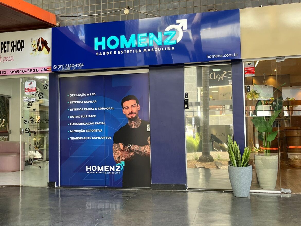 Homenz inaugura primeira clínica voltada para estética masculina em Brasília