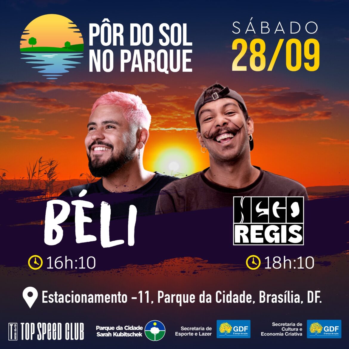 Pôr do Sol no Parque