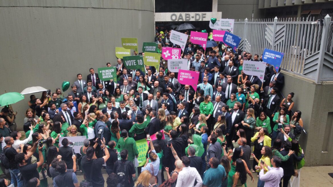 Cleber Lopes registra chapa para as eleições da OAB/DF