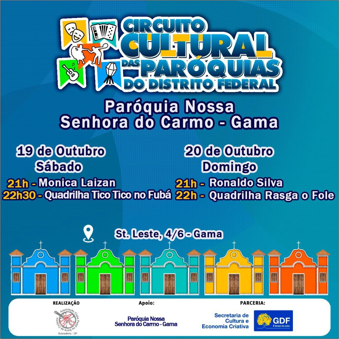 Gama e Lago Norte recebem o Circuito Cultural das Paróquias neste fim de semana