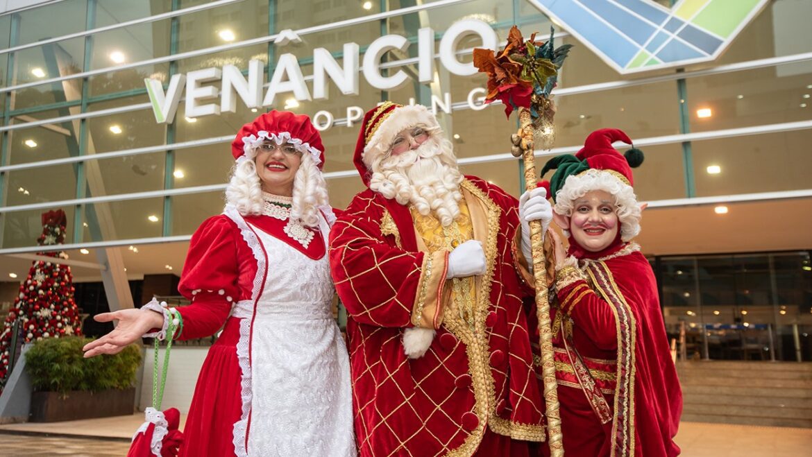 Venâncio Shopping entra no clima da temporada natalina
