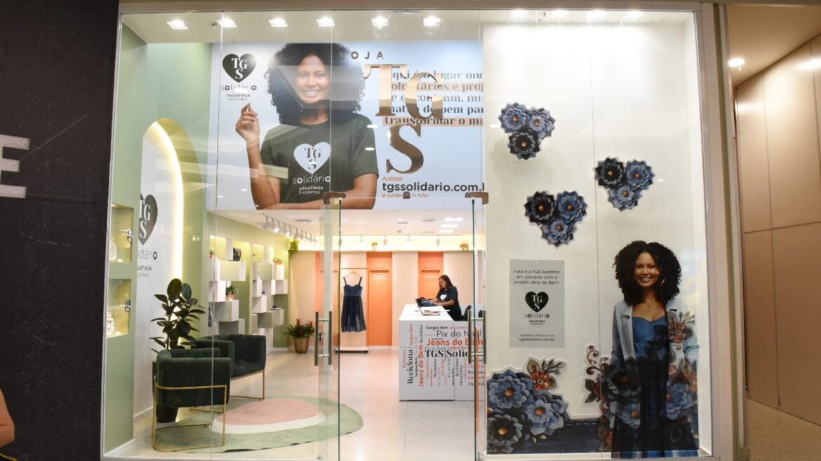 TGS Solidário ganha sua primeira loja física no Taguatinga Shopping