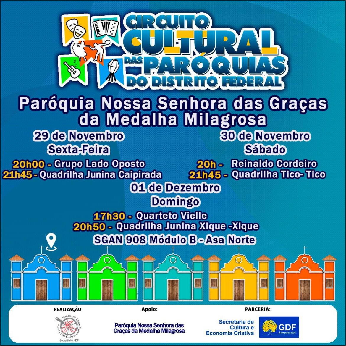 Asa Norte recebe Circuito Cultural das Paróquias neste fim de semana