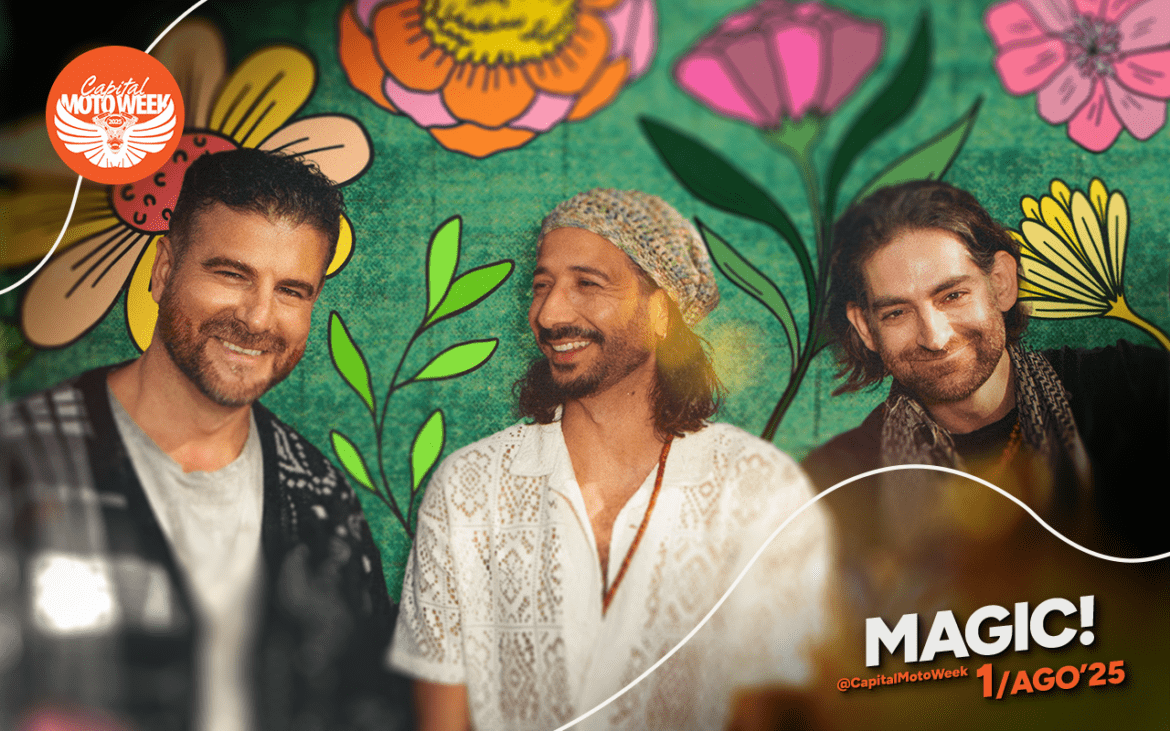 Capital Moto Week anuncia primeira atração do line-up de 2025: a banda canadense MAGIC!