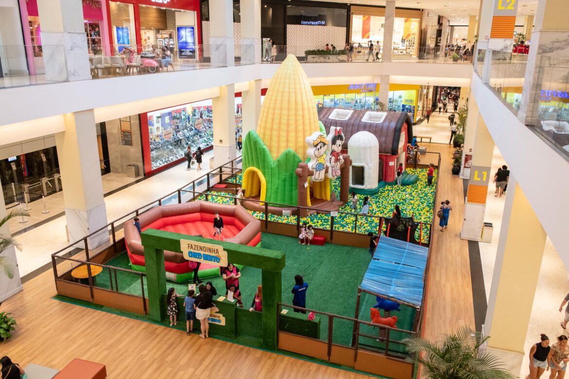 Fazendinha do Chico Bento chega ao JK Shopping e promete diversão para a criançada até março
