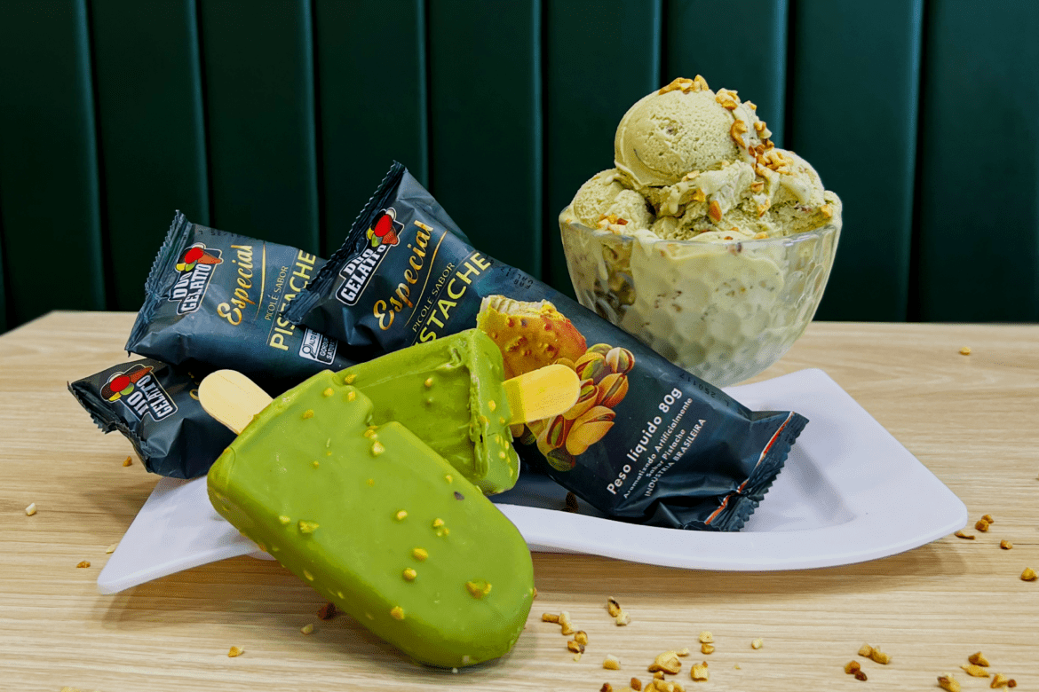 Pistache: tendência do ano ganha versão exclusiva na Duo Gelatto