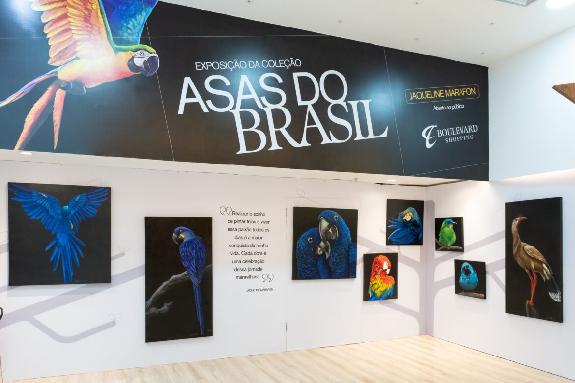 Boulevard Shopping Brasília recebe sessão de pintura ao vivo