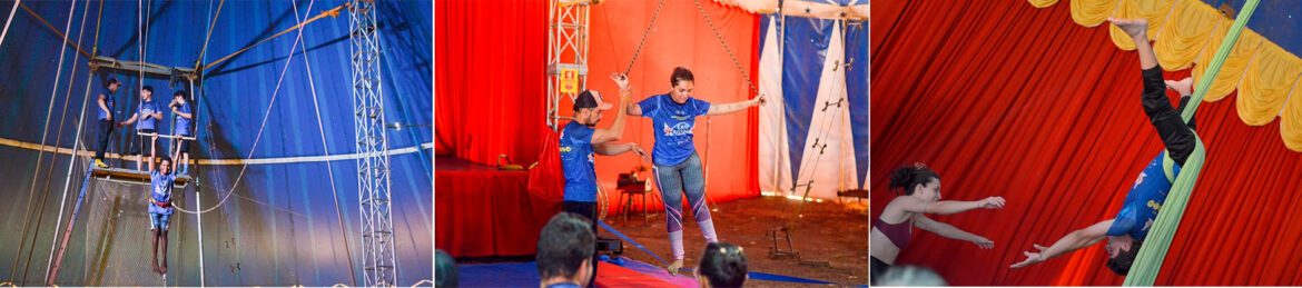 O Circo Vitória chegou! Inscrições abertas para oficinas gratuitas, no Gama