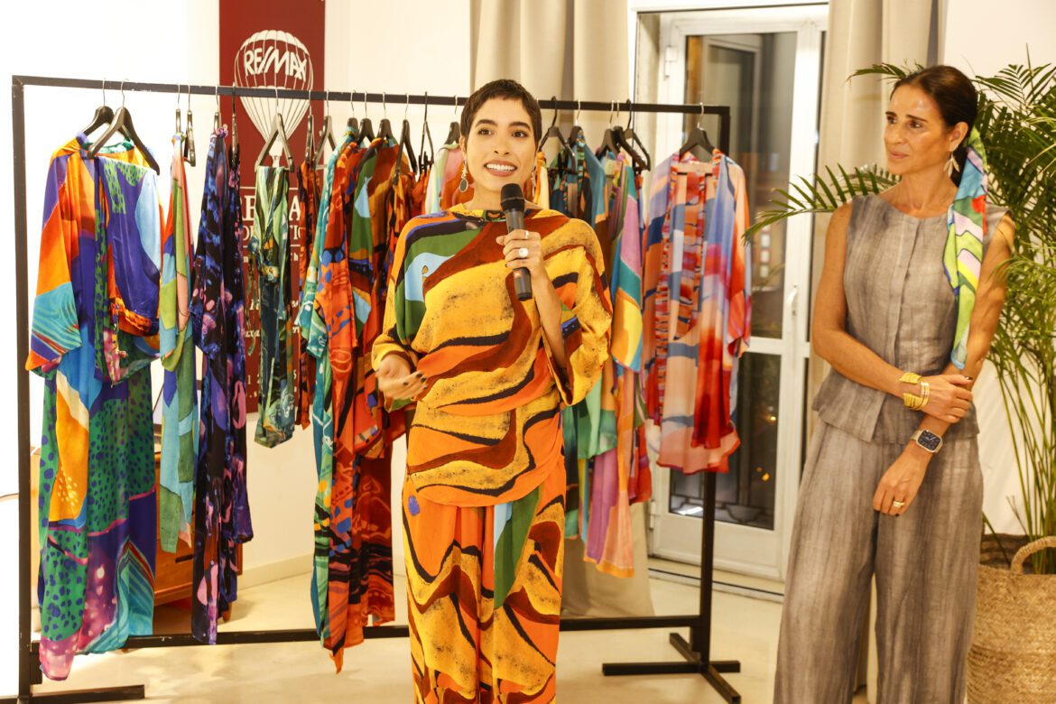 Isadora Maia apresenta sua coleção de tecidos autorais na estreia do programa Brasil Cultural