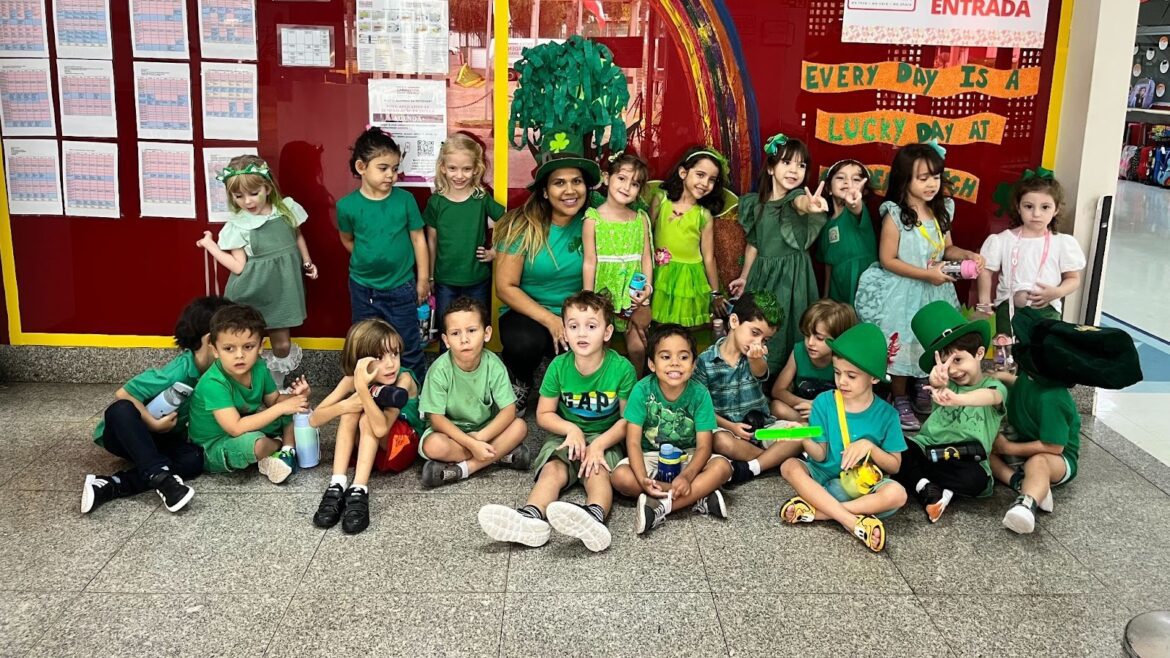 St. Patrick’s Day: escolas de Brasília celebram a cultura irlandesa com alunos