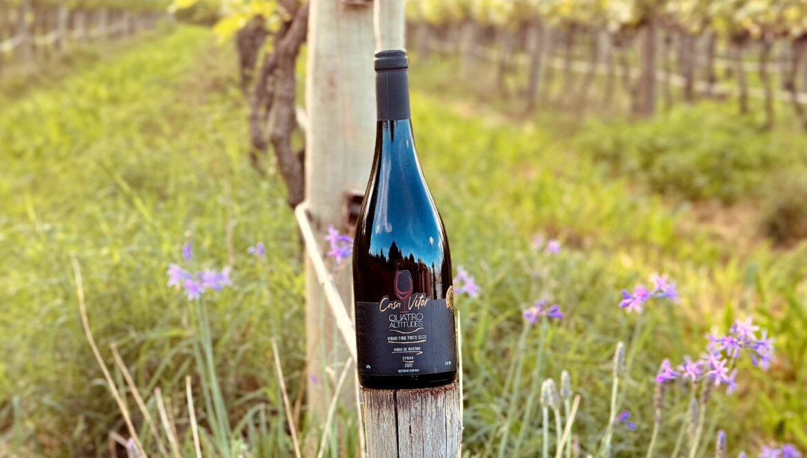 Quatro Altitudes, da Casa Vitor, é o melhor Syrah do Brasil
