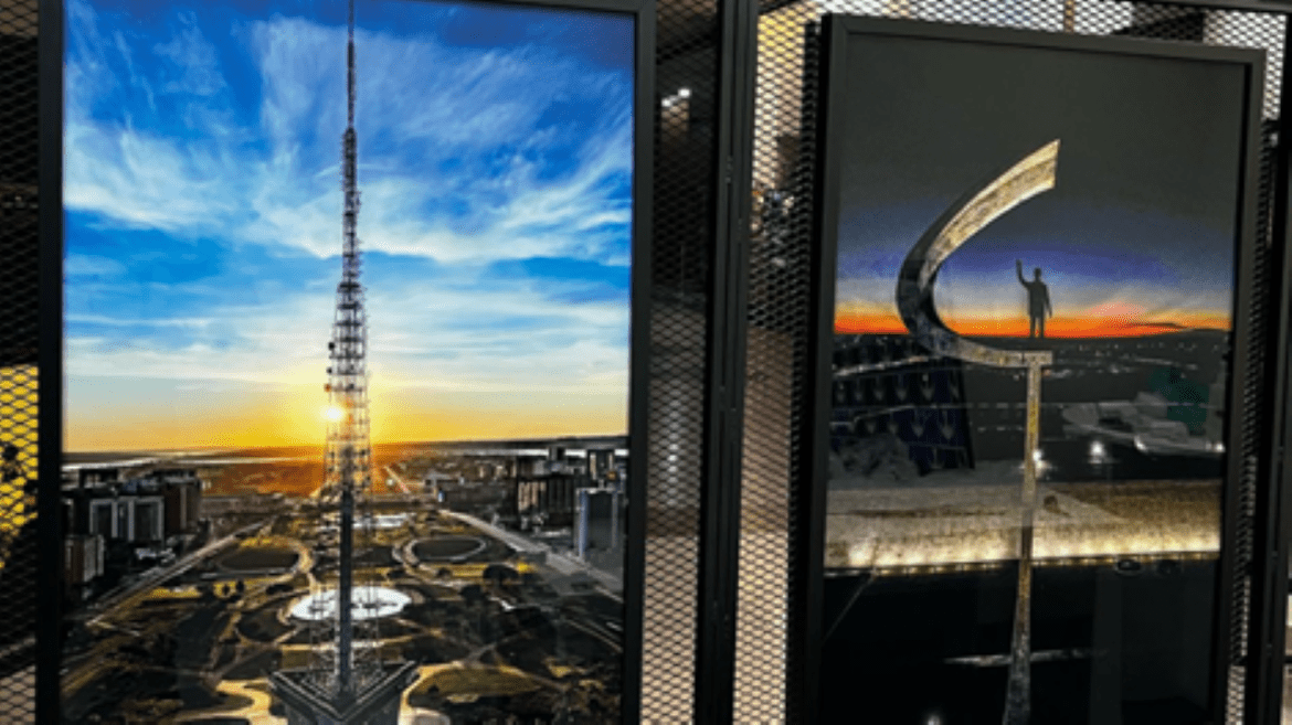 Exposição celebra Brasília com monumentos da cidade e imagens da lua