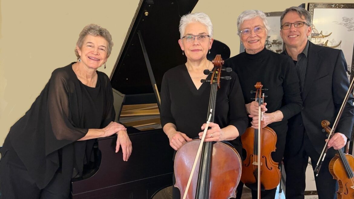O internacional Front Range Piano Quartet se apresenta no CTJ Hall nesta sexta-feira
