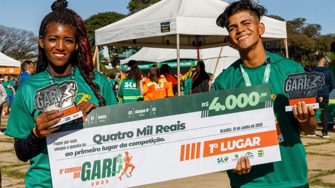 Oitava edição da Corrida do Gari reúne mais de 3 mil participantes