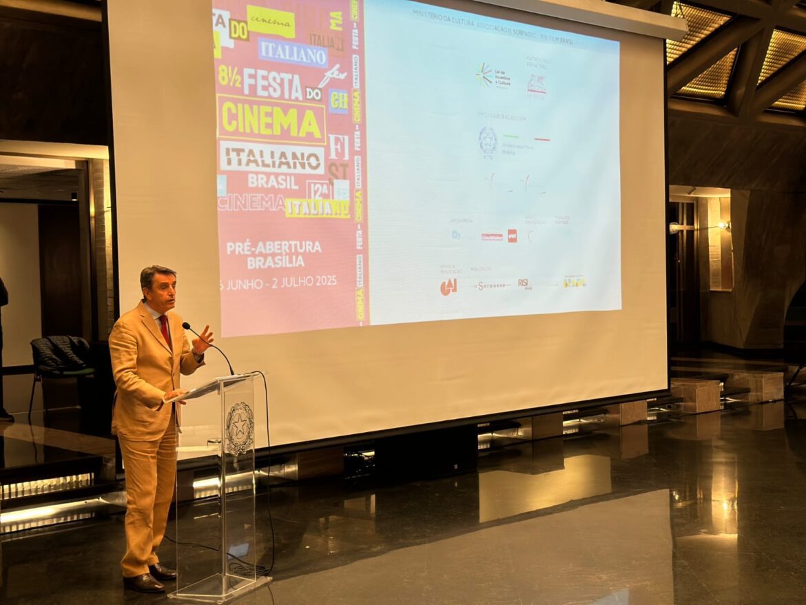 Convidados prestigiam abertura da 8½ Festa do Cinema Italiano na Embaixada da Itália em Brasília