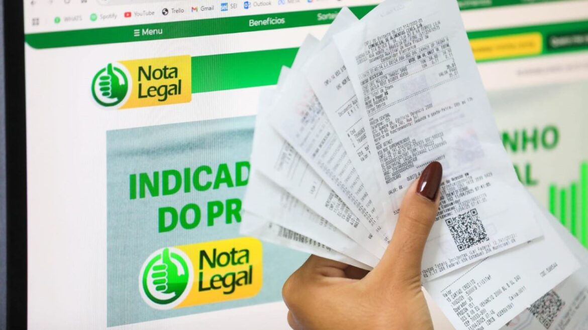 Prazo para indicar conta bancária no Nota Legal termina na sexta-feira (4)