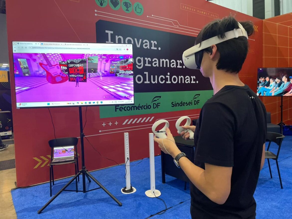 Alunos da Faculdade Senac-DF levam o rock de Brasília para o metaverso
