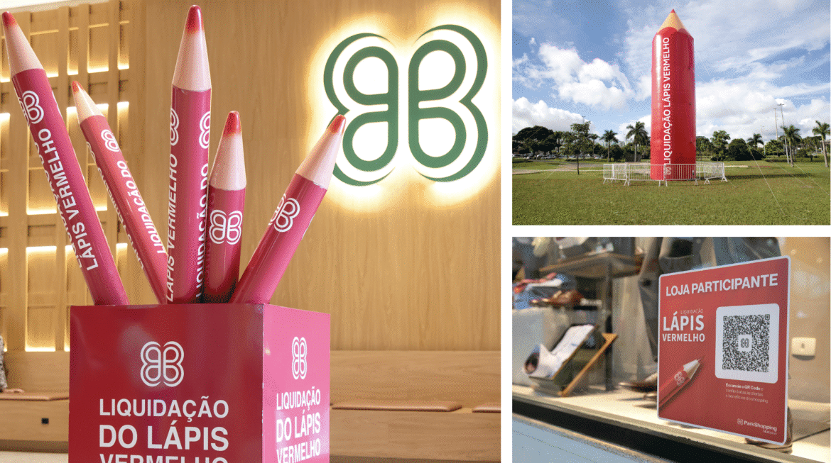 Liquidação Lápis Vermelho oferece até 70% de desconto