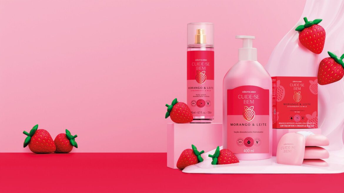 Cuide-se Bem celebra a volta oficial de Morango e Leite com concurso que levará consumidor para experiência imersiva na Coreia do Sul
