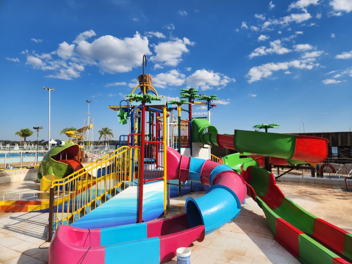 Parque aquático para crianças - Reprodução