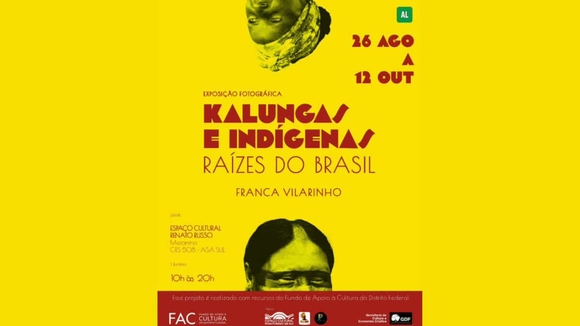 Kalungas e Indígenas: Raízes do Brasil exposição fotográfica de Franca Vilarinho