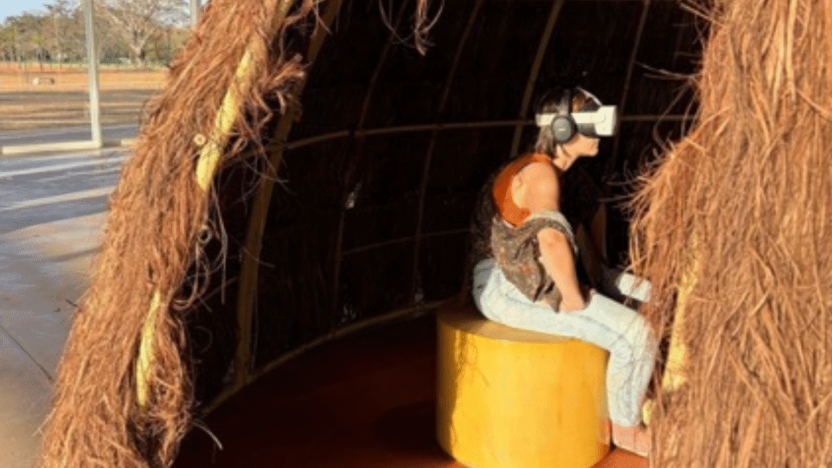 Exposição no CCBB traz ritual indígena em realidade virtual