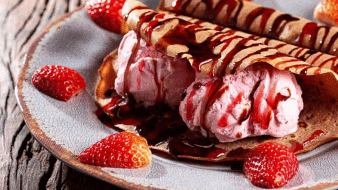 Dia do Sorvete (23/09): aposte na receita de Panqueca de Sorvete da Água Doce Sabores do Brasil para celebrar a data