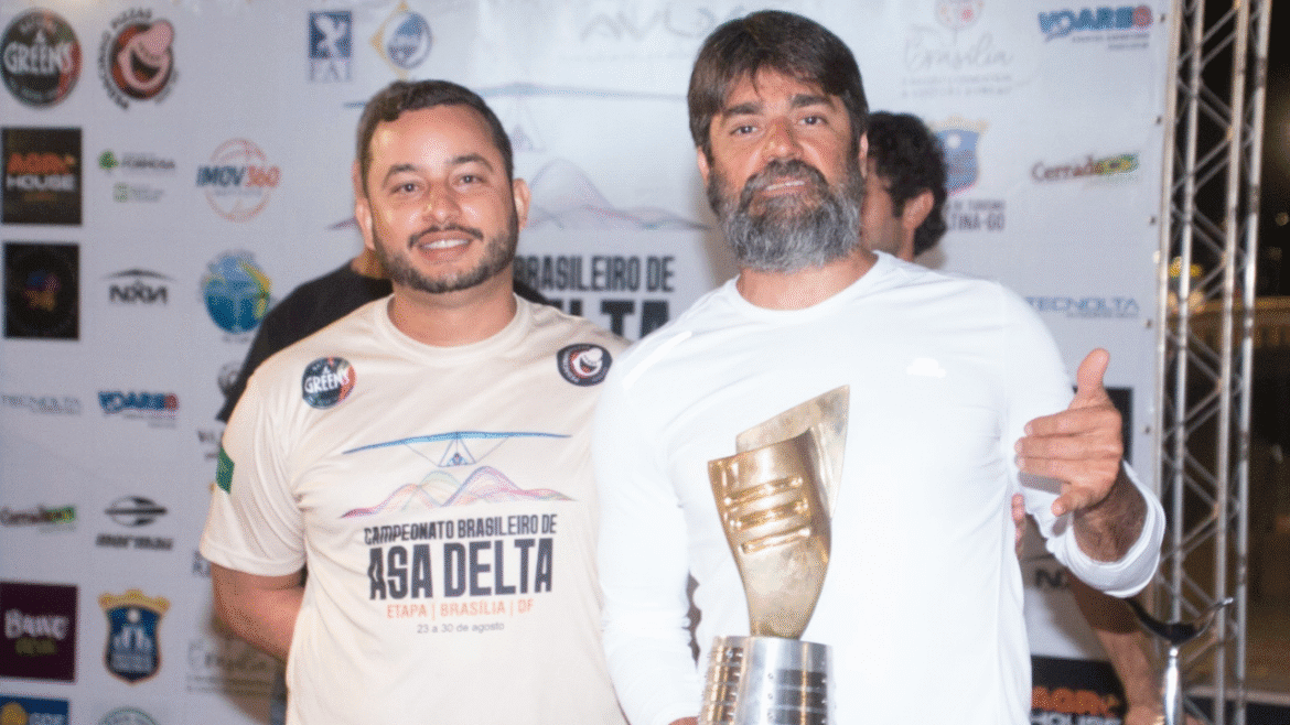 Piloto de Brasília vence, em casa, Campeonato Brasileiro de Asa Delta 2025