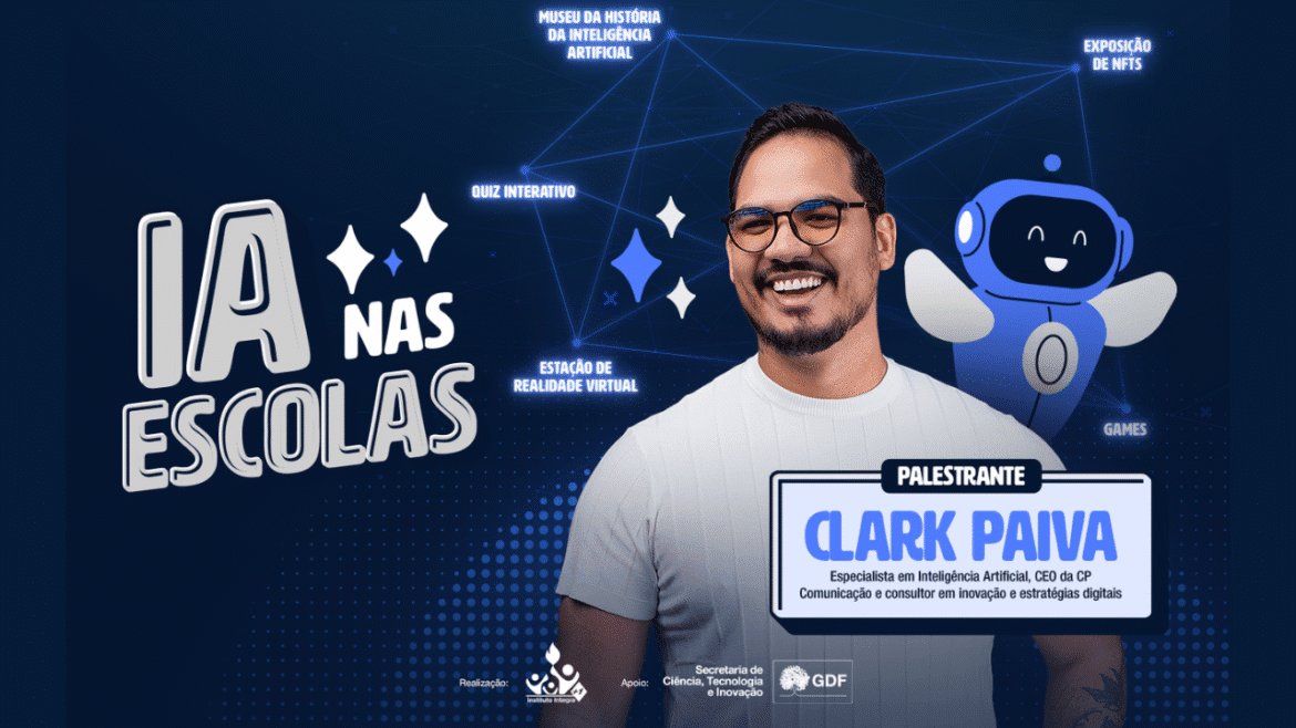 IA nas Escolas leva o universo da Inteligência Artificial a estudantes do Distrito Federal
