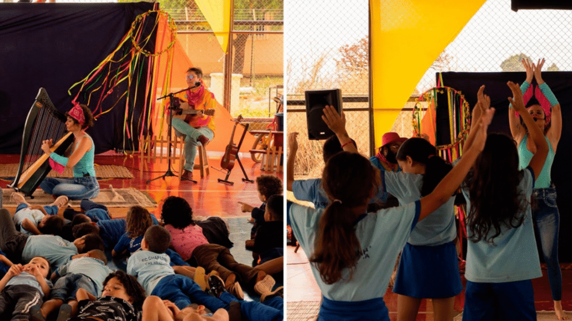 Roça Cri-criativa realiza espetáculo gratuito para a primeira infância no DF, neste Dia das Crianças