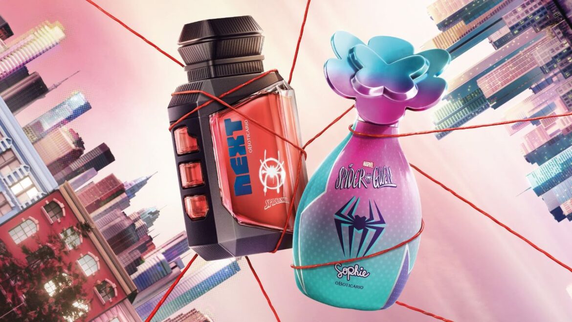O Boticário lança linhas de Next e Sophie inspiradas no Homem-Aranha Miles Morales e Gwen Stacy para o Dia das Crianças