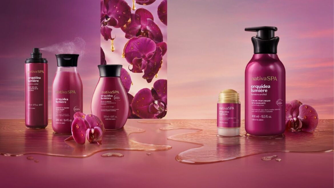 O Boticário apresenta Nativa SPA Orquídea Lumière, com iluminador corporal inédito e ação que mantém a pele iluminada por até 10 horas¹