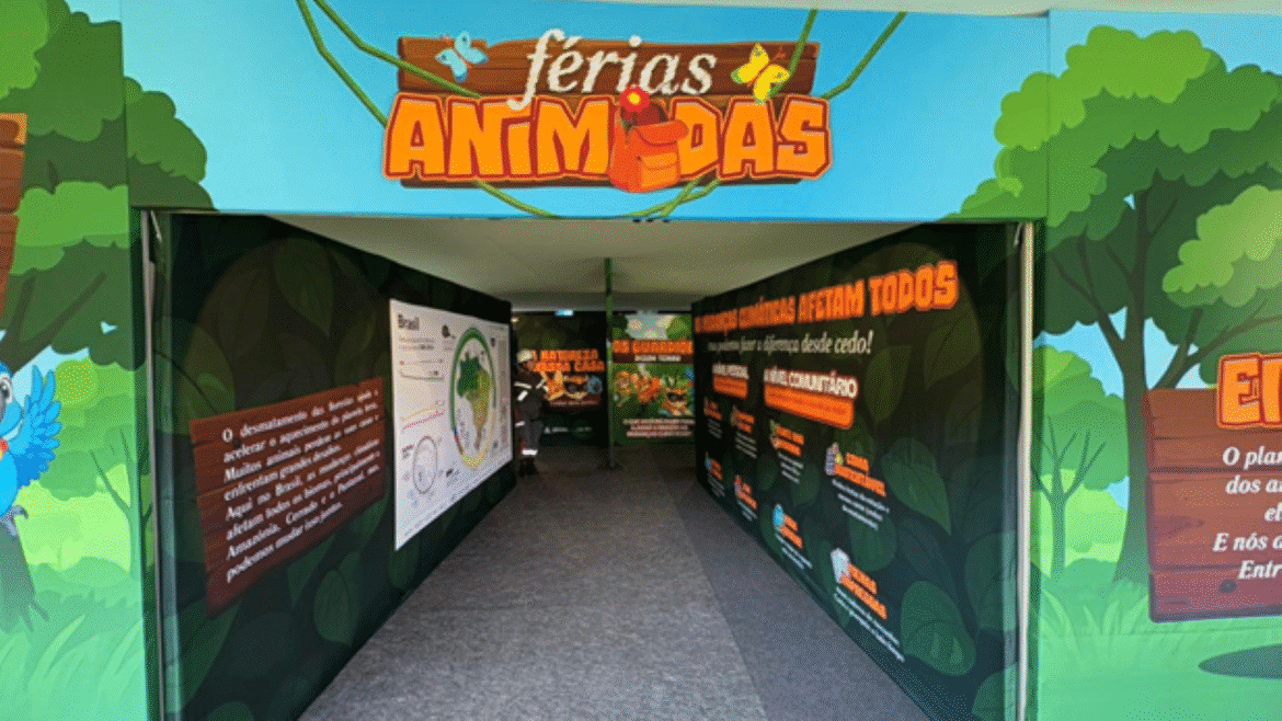 Zoológico de Brasília lança programação especial das “Férias Animadas” com experiências imersivas, cinema ao ar livre e atrações para toda a família