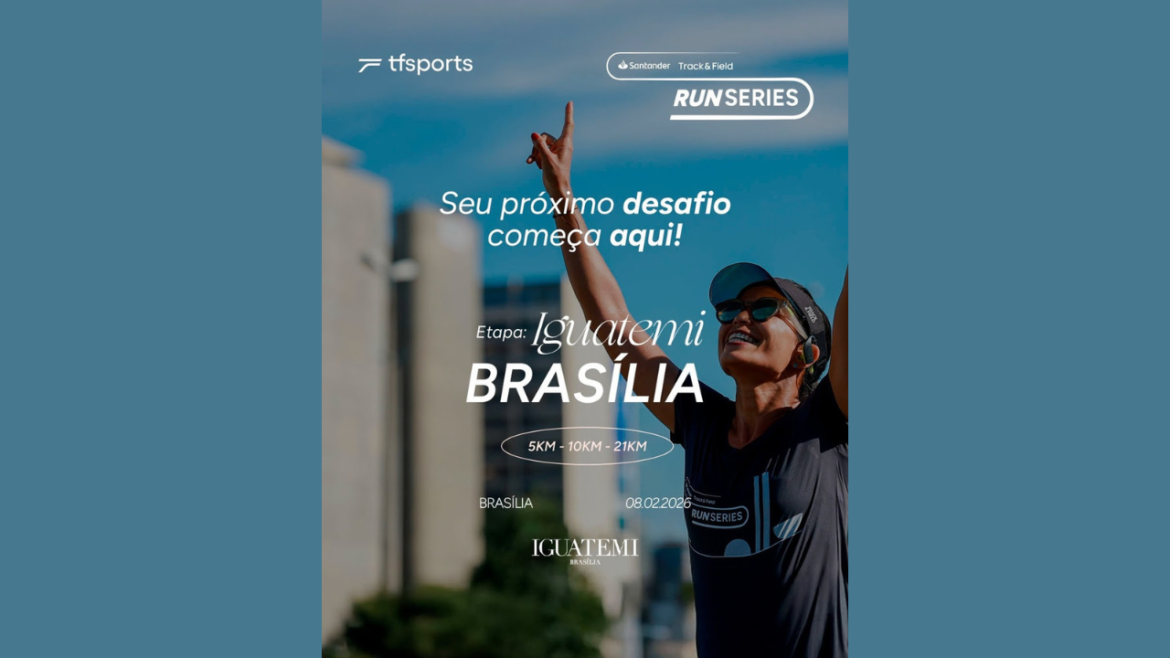 Iguatemi Brasília recebe a corrida Santander Track&Field Run Series em fevereiro