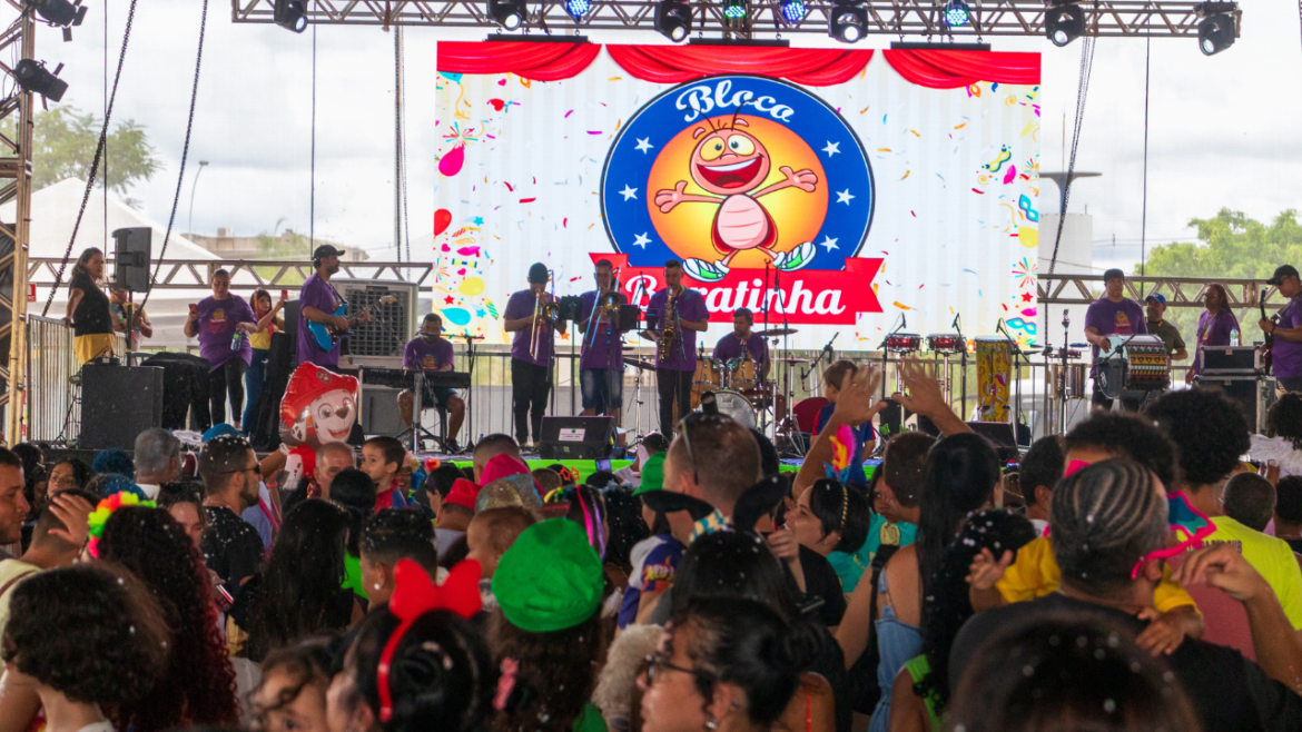 Bloco Baratinha faz do Parque Da Cidade o “Carnaval das Crianças” no DF Folia 2026