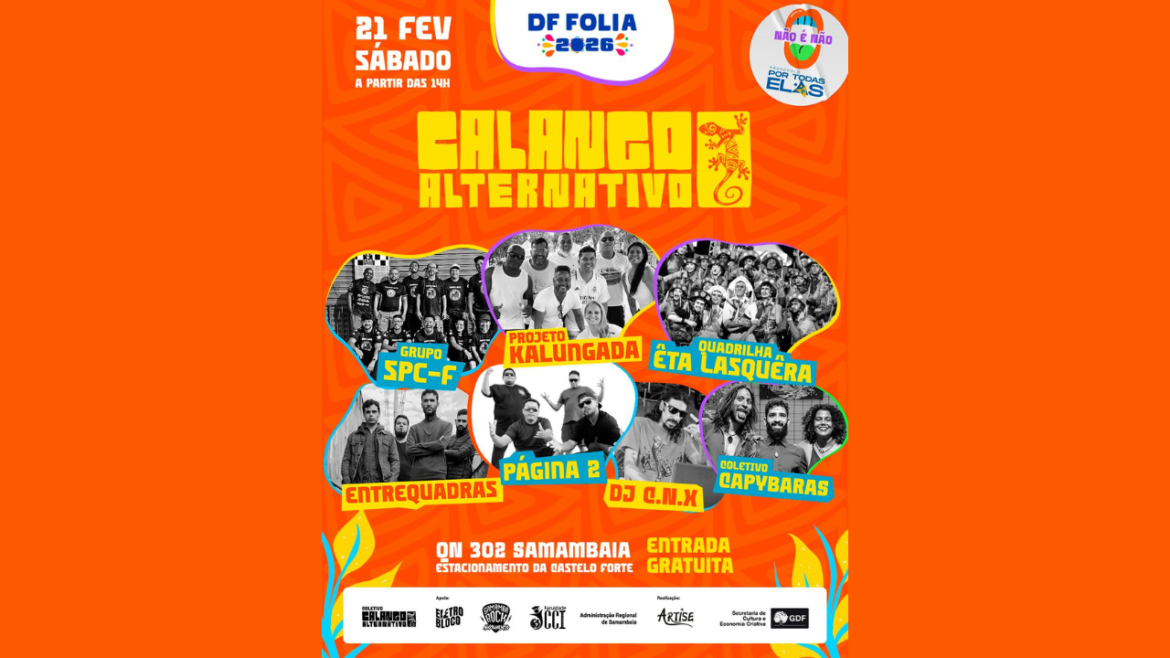 Carnaval de Samambaia 2026: Bloco Calango Alternativo celebra 18 anos como o “lado B” da folia