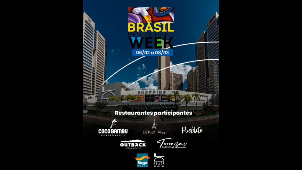 Brasília Restaurant Week aquece o DF Plaza Shopping com cinco operações participantes