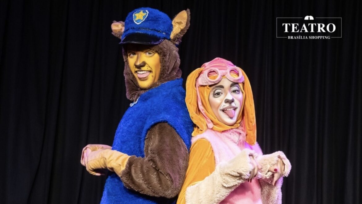 A Turma dos Cachorros leva aventura e trabalho em equipe ao palco do Teatro Brasília Shopping