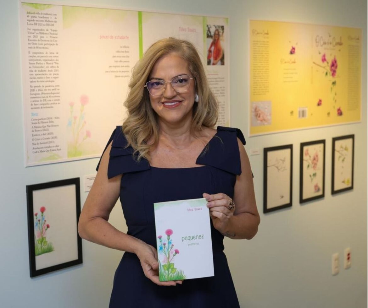 Nilva Souza celebra aniversário de 55 anos com SarauVersário e relançamento literário na Biblioteca Demonstrativa