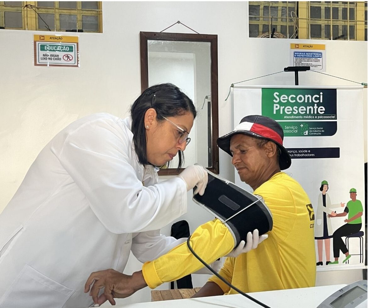 Seconci Presente amplia cuidado com a saúde física e mental nos canteiros de obras do DF