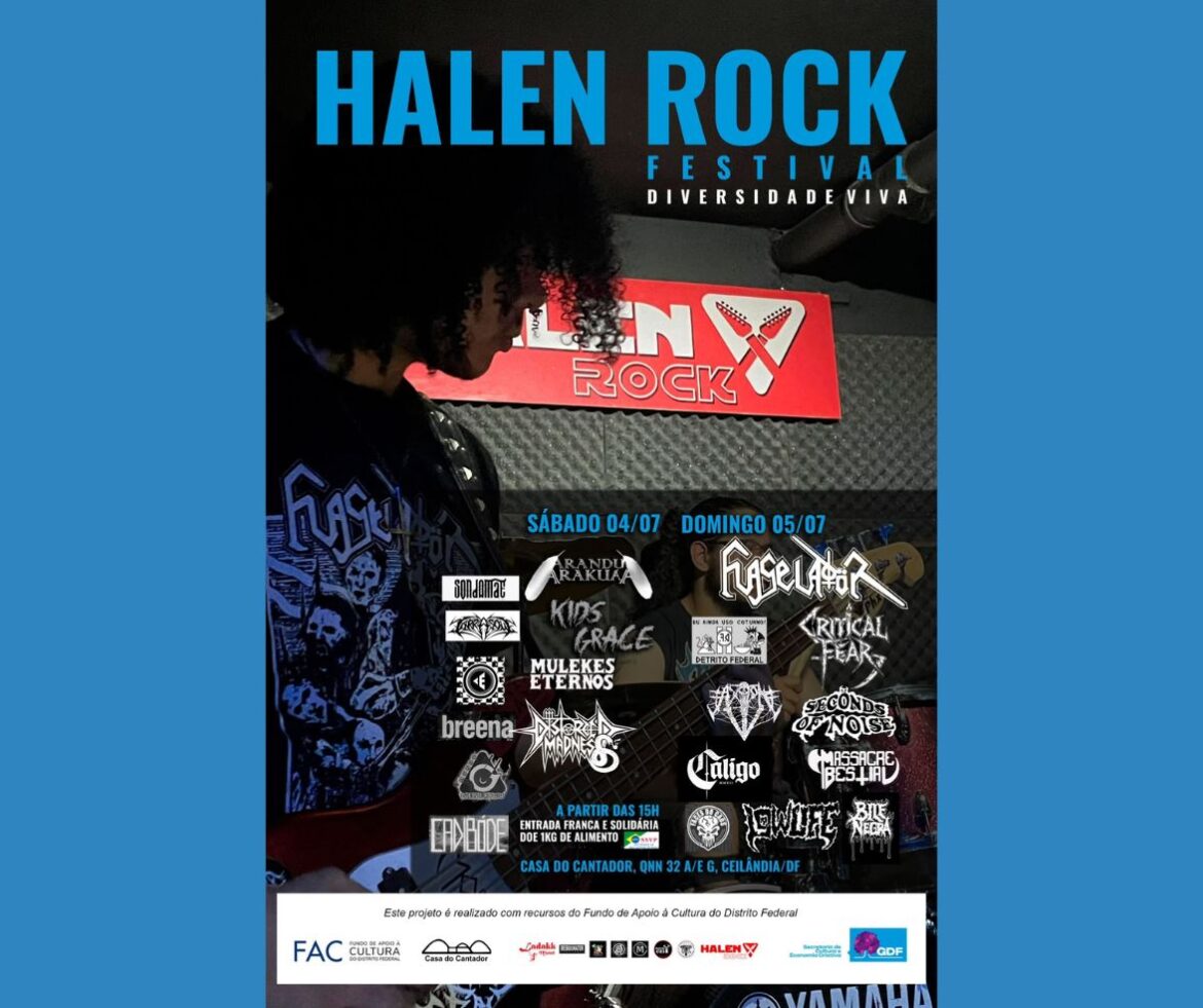 Muito além dos palcos: HALEN Rock Festival celebra a diversidade viva em Ceilândia