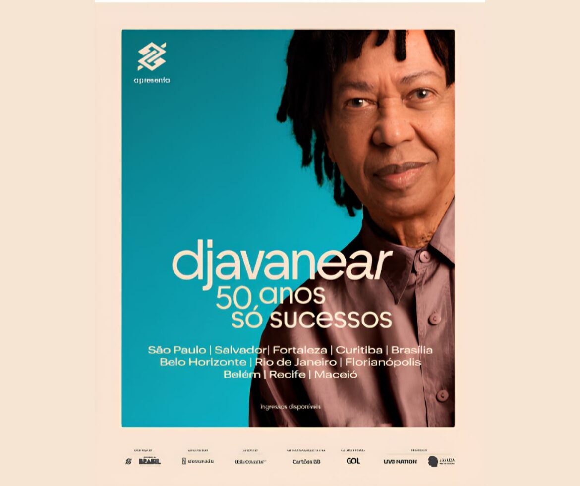 Djavan celebra 50 anos de carreira com turnê nacional