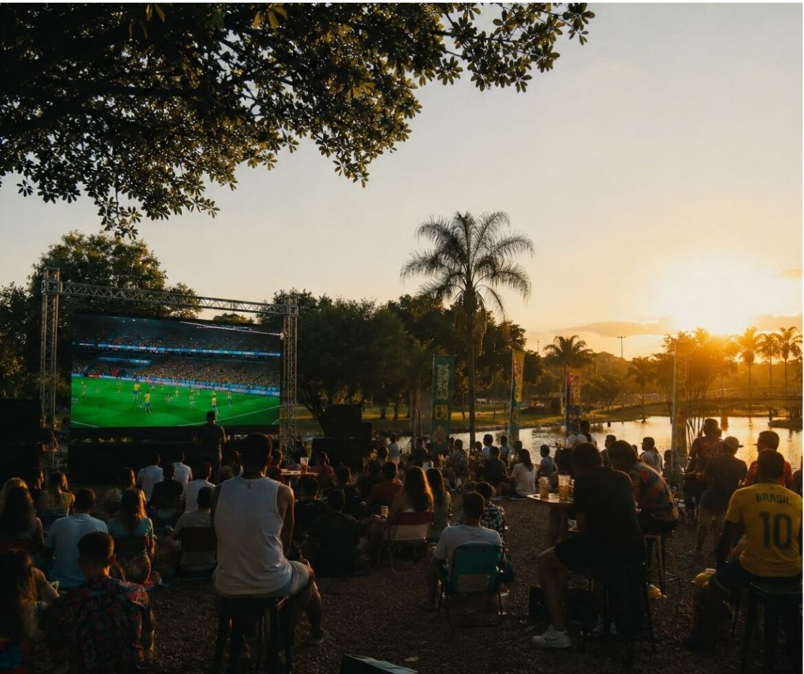 COPA DO EM CASA reúne futebol, diversidade e festa para acompanhar a estreia do Brasil na Copa do Mundo